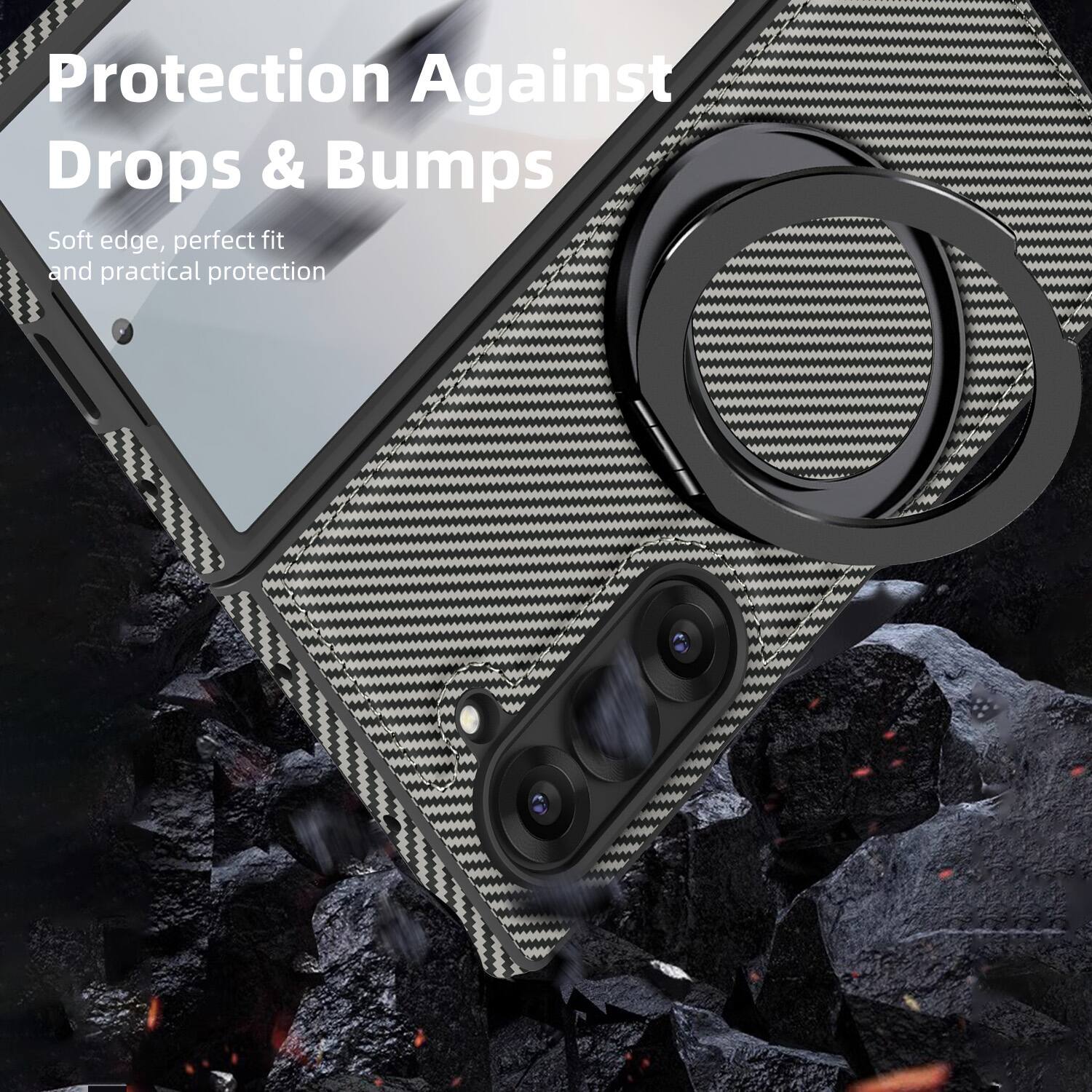 Protection Against Drops & Bumps  
Soft edge, perfect fit and practical protection