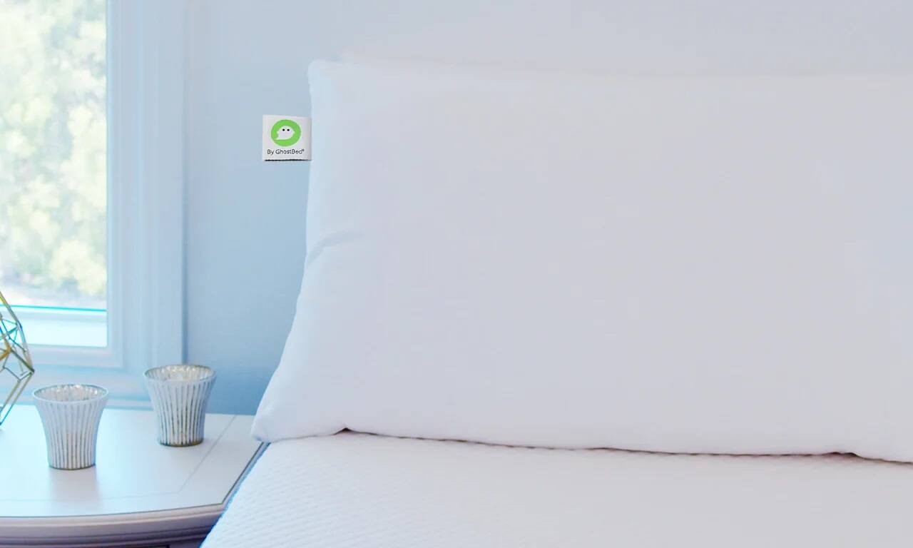 Alt View 22. Ghostbed - Faux Down Pillow - White.