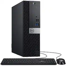 Dell - Refurbished Excellent - OptiPlex 7040 Desktop SFF Computer PC Intel-Core i5-6500 3.20GHz | 8GB DDR4 Ram | 256GB SSD | WiFi | KB & Mouse | Win 11 - Black