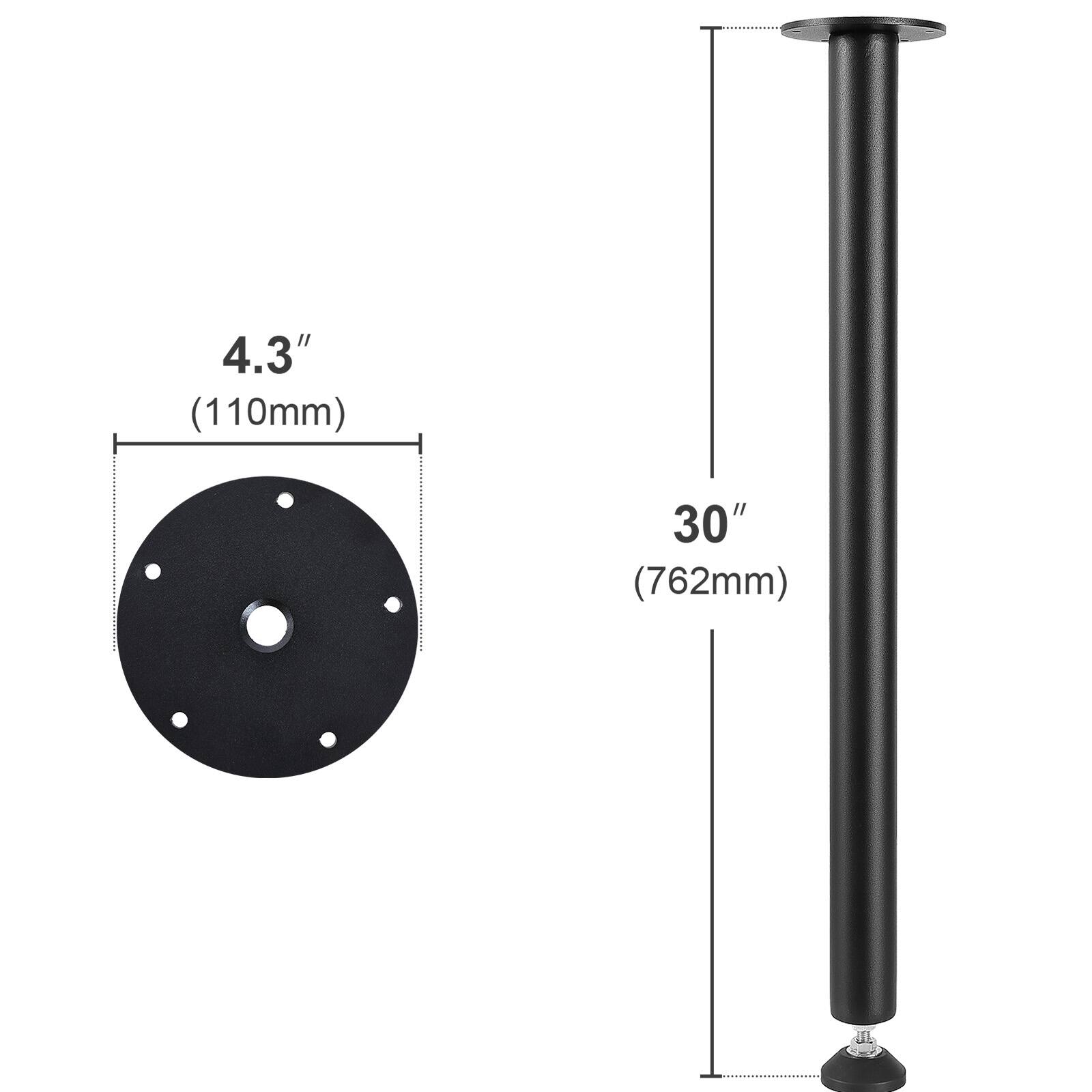 4.3" (110mm)
30" (762mm)