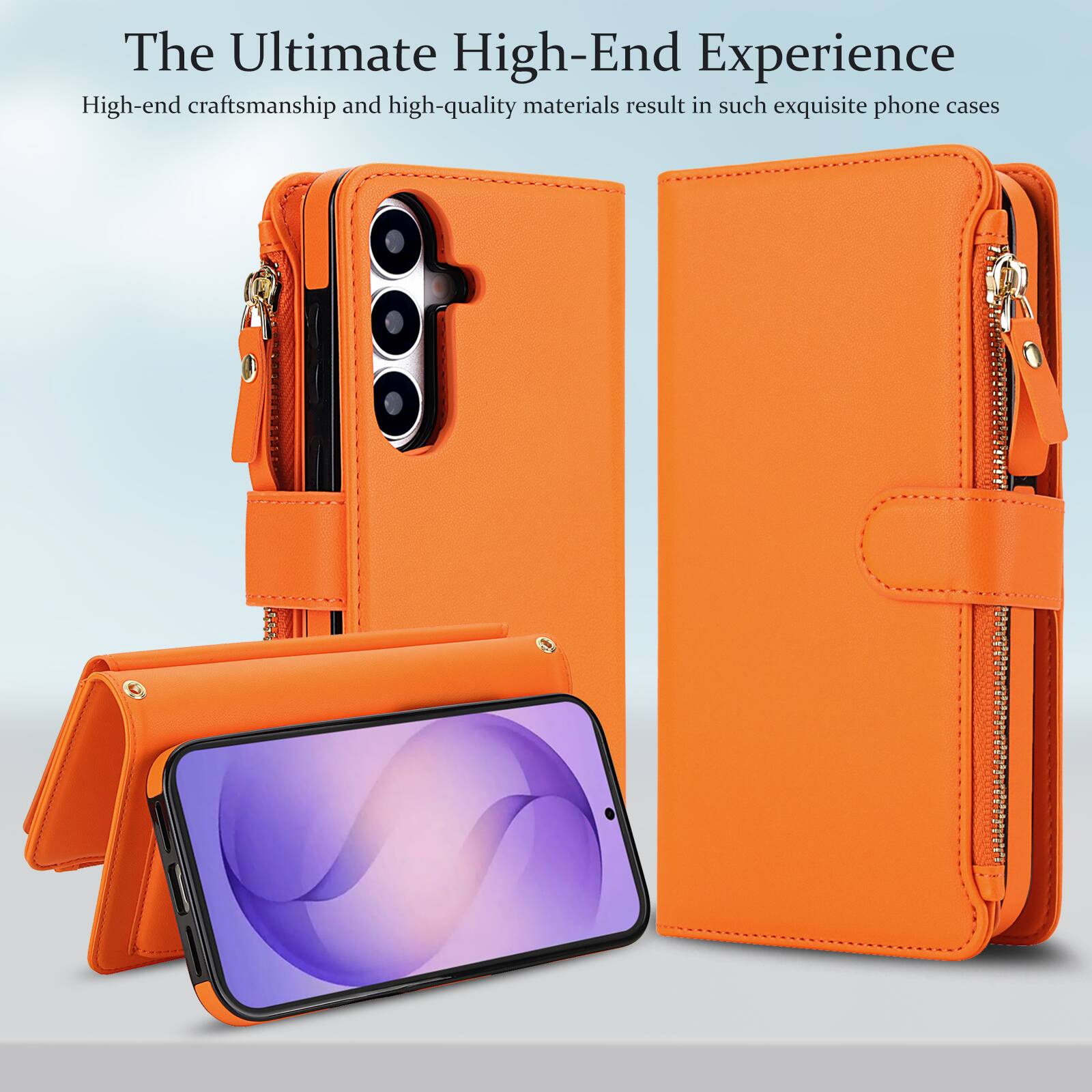 The Ultimate High-End Experience  
High-end craftsmanship and high-quality materials result in such exquisite phone cases