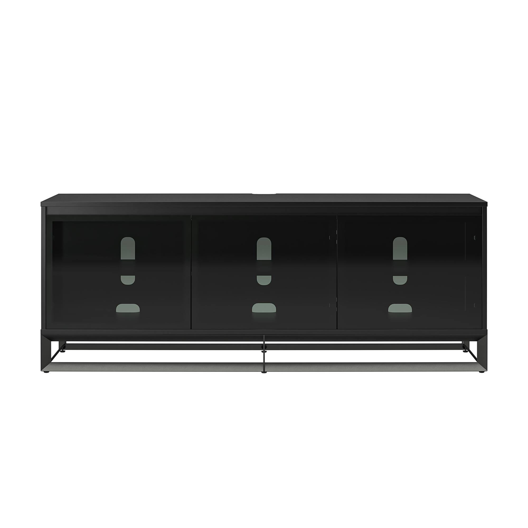 Front. Alphason - 68" Media Console for TVs up to 77" - Black.