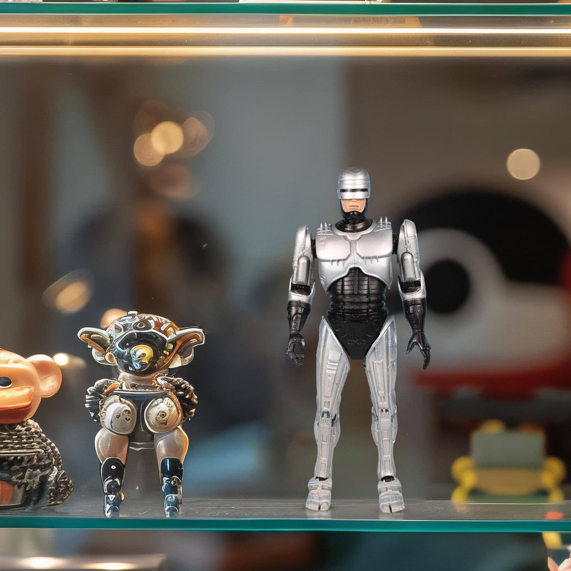 Alt View 2. Trick or Treat Studios - Robocop 6.75-Inch Action Figure - Silver.