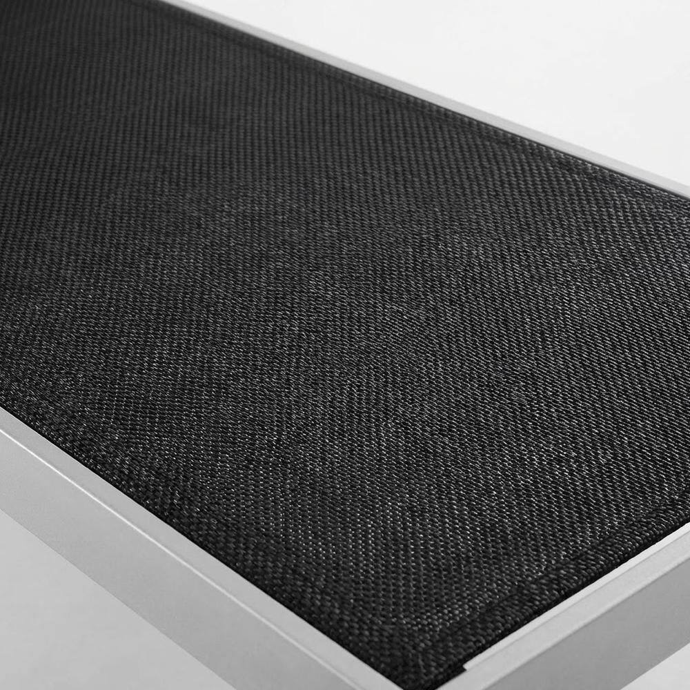 Alt View 1. Outdoor Escape - Aluminum Patio Chaise Lounge Set Of 4 With Comfortable Backrests - Black.