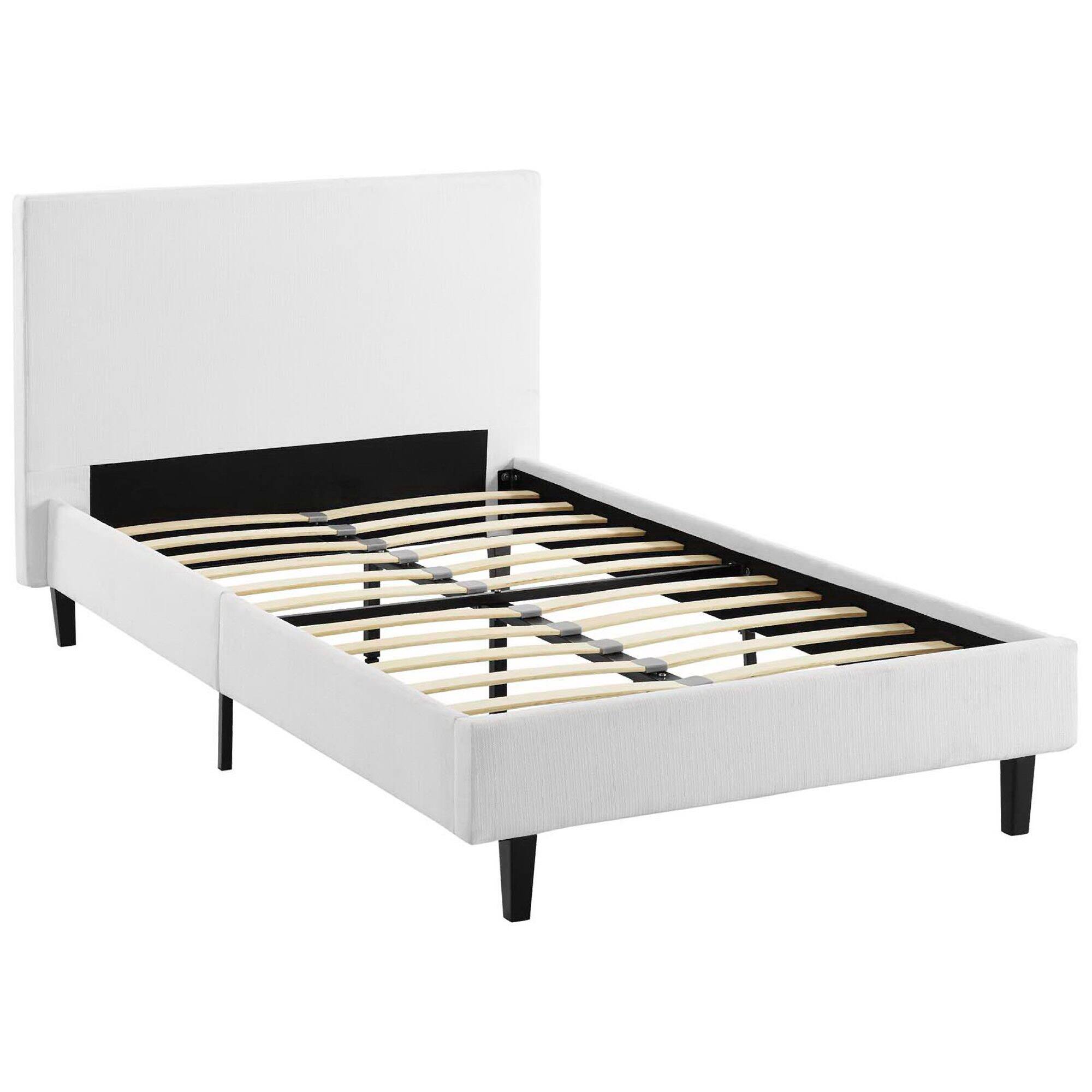 Left. Modway - Gwen Full Bed Frame - Brown.