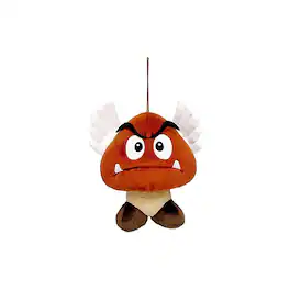 Little Buddy - Super Mario All Star Collection 5.5 Inch Plush | Paragoomba - Brown
