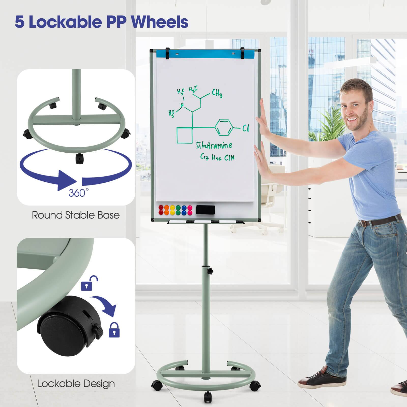 5 Lockable PP Wheels

Round Stable Base

Lockable Design