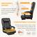 **ERGONOMIC DESIGN**
- S-shaped biomimetic chair back fits the curvature of the body's spinal cord, releasing spinal cord pressure
**Shoulders Support**
**Back Support**
**Waist Support**
**COMFORTABLE CUSHION**
- Thickened sponge partition cushion, cushion is soft and elastic without collapsing, with partition pressure relief texture to help disperse hip pressure