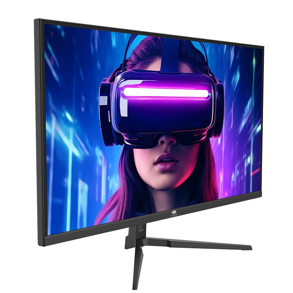 Angle. Z-Edge - 27 inch 2K 2560 x 1440 QHD 144Hz 1ms IPS Gaming Monitor, FreeSync Compatible, 2 x HDMI 2.0, 2 x DP 1.4 - Black.