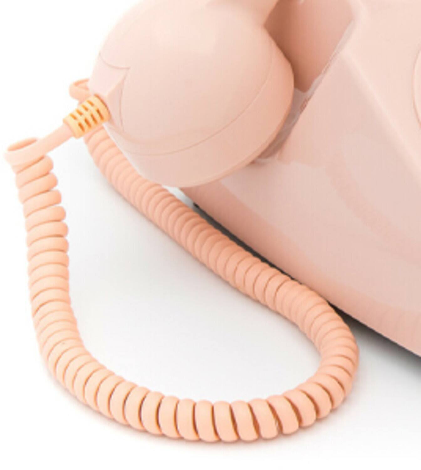 Alt View 4. PopMarket - GPO Retro GPO746DPBPN 746 Desktop Push Button Telephone - Carnation Pink   - MISC ACCESSORY - Pink.