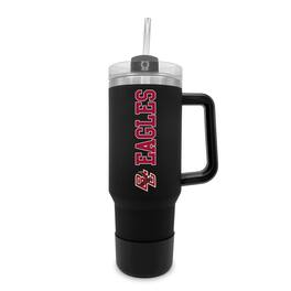 The Fanatic Group - Boston College Eagles 40oz. Stainless Tumbler with Handle & Removable Straw - Black