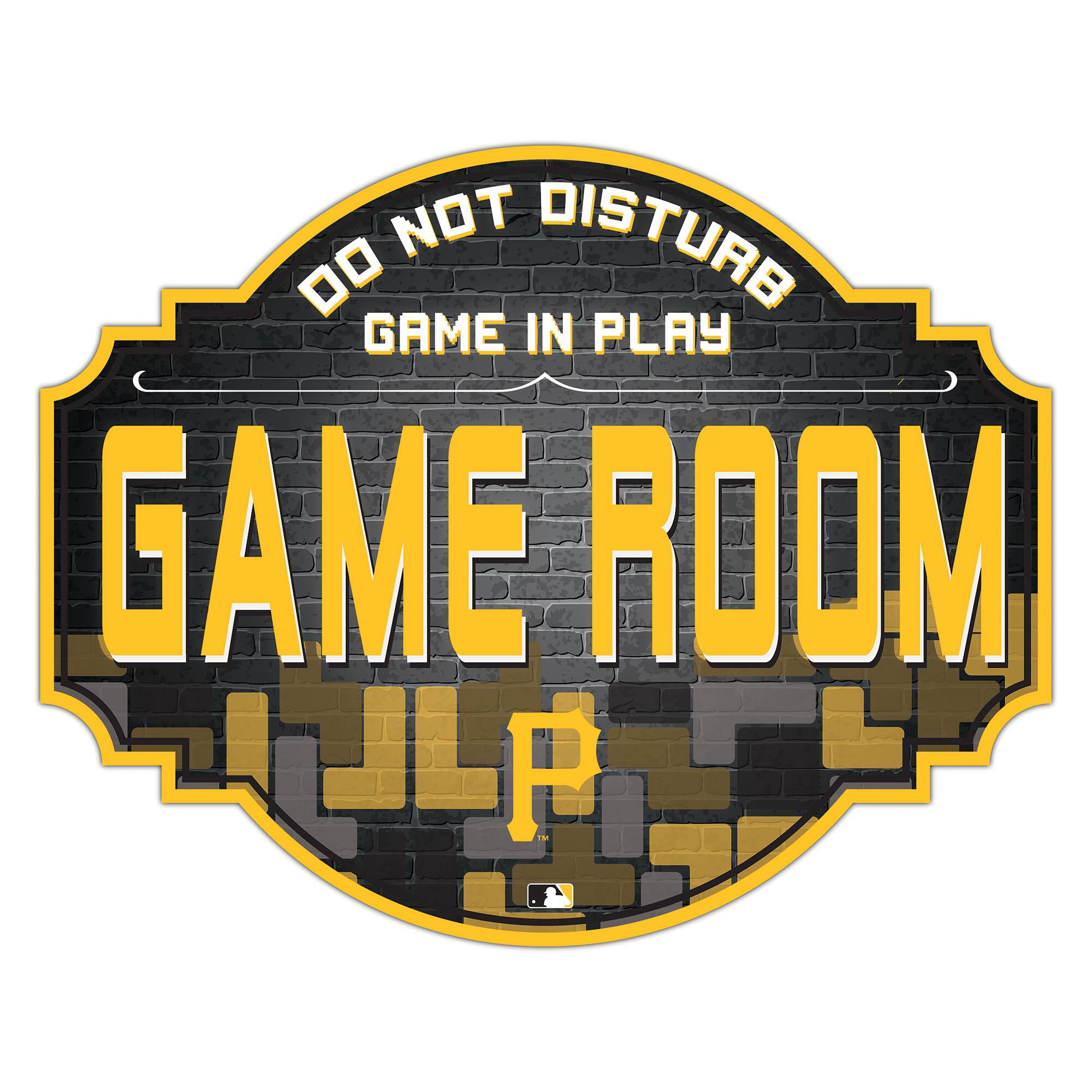 Pittsburgh Pirates 12'' Game Room Tavern Sign