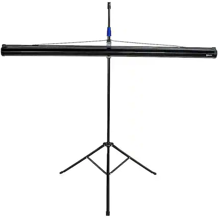 Alt View 11. Arozzi - Extra Wide Portable Green Screen - Black.