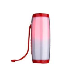 Stock Preferred - Portable Rainbow LED Bluetooth Speaker - Red