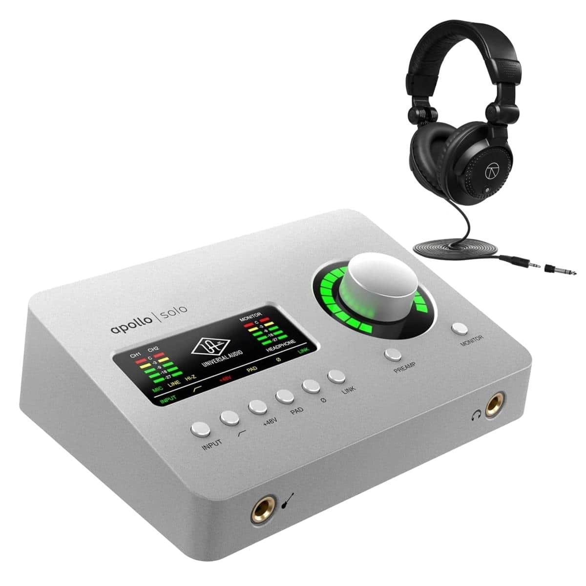 Universal Audio - Apollo Solo Heritage Edition Desktop 2x4 Thunderbolt 3 Audio Interface with Realtime UAD Processing for price history on PriceWatchPro