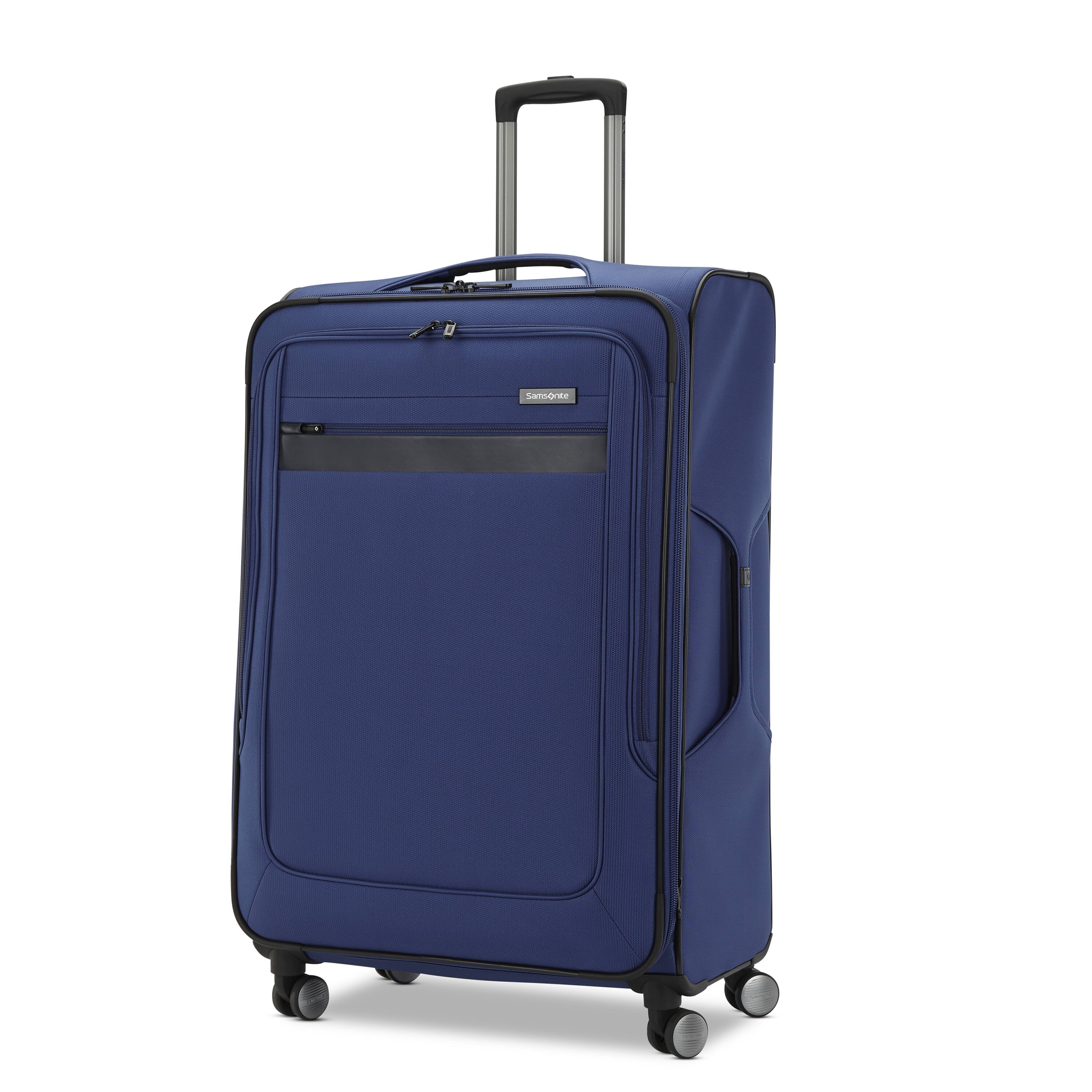 Front. Samsonite - Ascella 3.0 Large 29" Expandable Spinner Suitcase - Sapphire Blue.