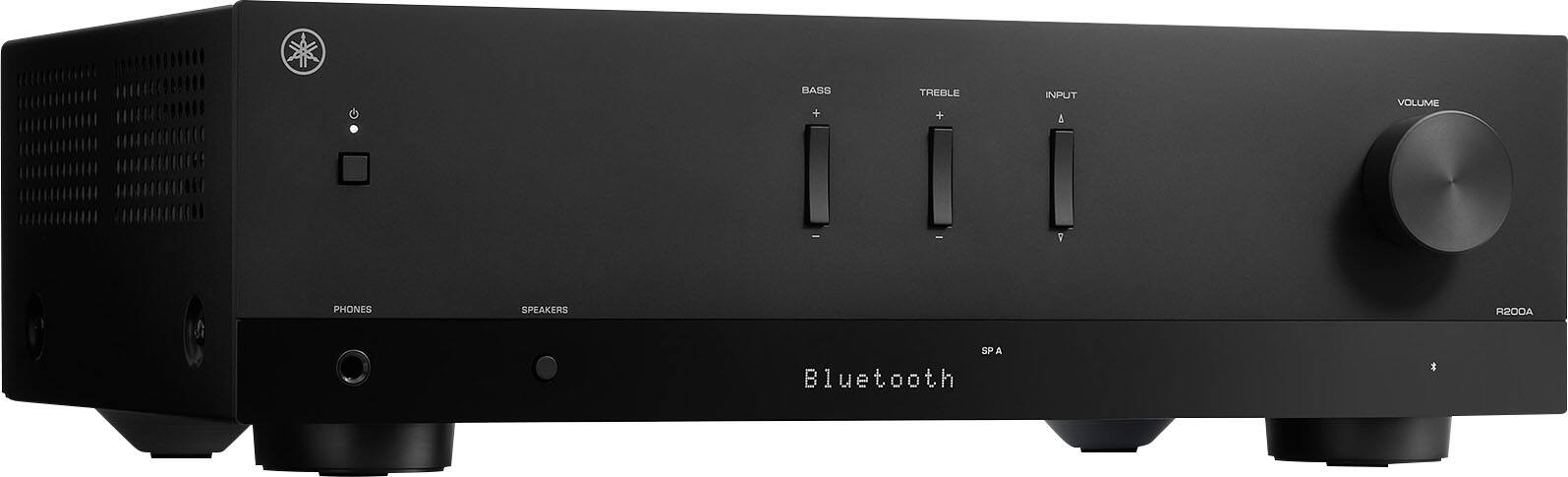 BASS  
TREBLE  
INPUT  
VOLUME  

PHONES  
SPEAKERS  
R200A  
SPA Bluetooth