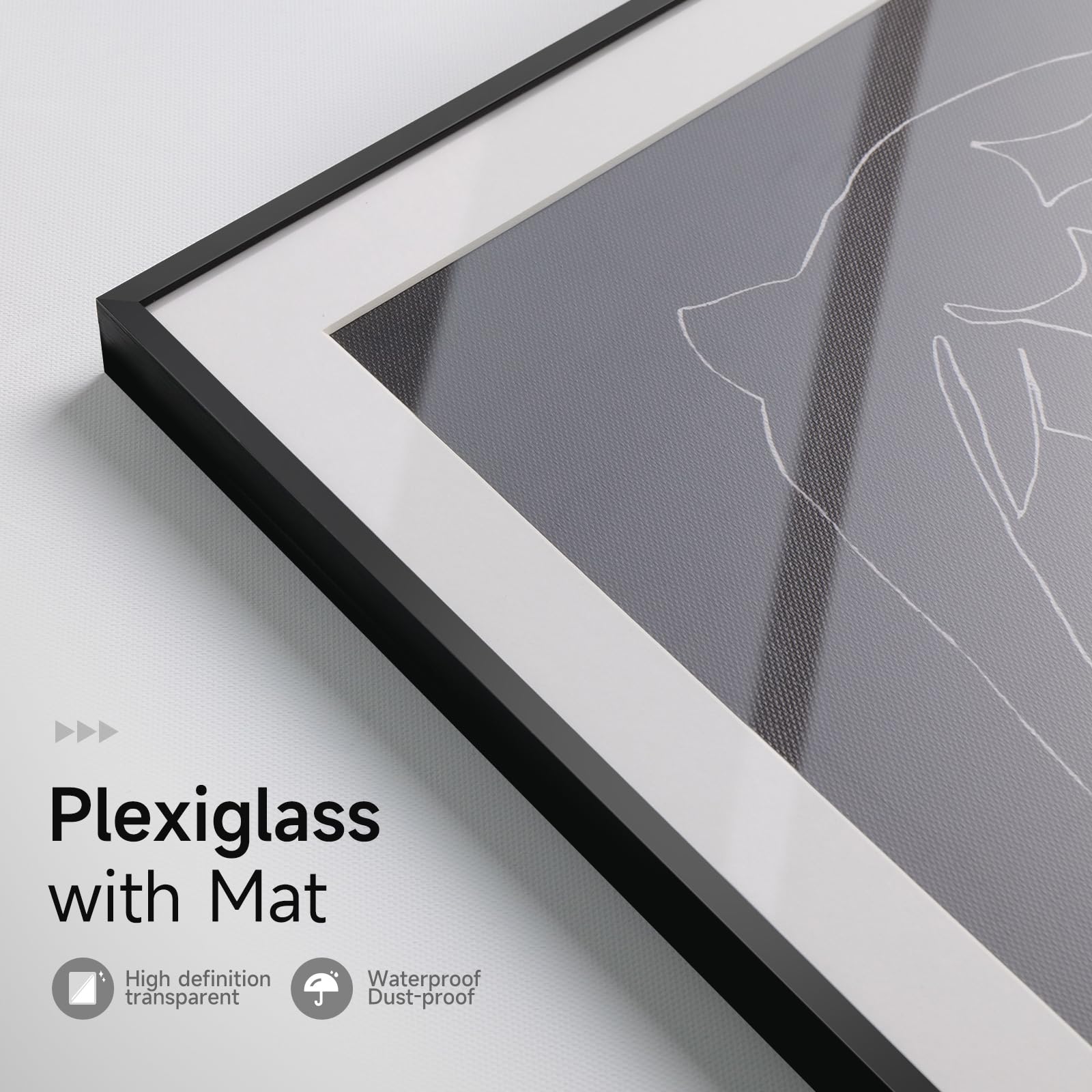 Plexiglass with Mat

- High definition transparent
- Waterproof Dust-proof