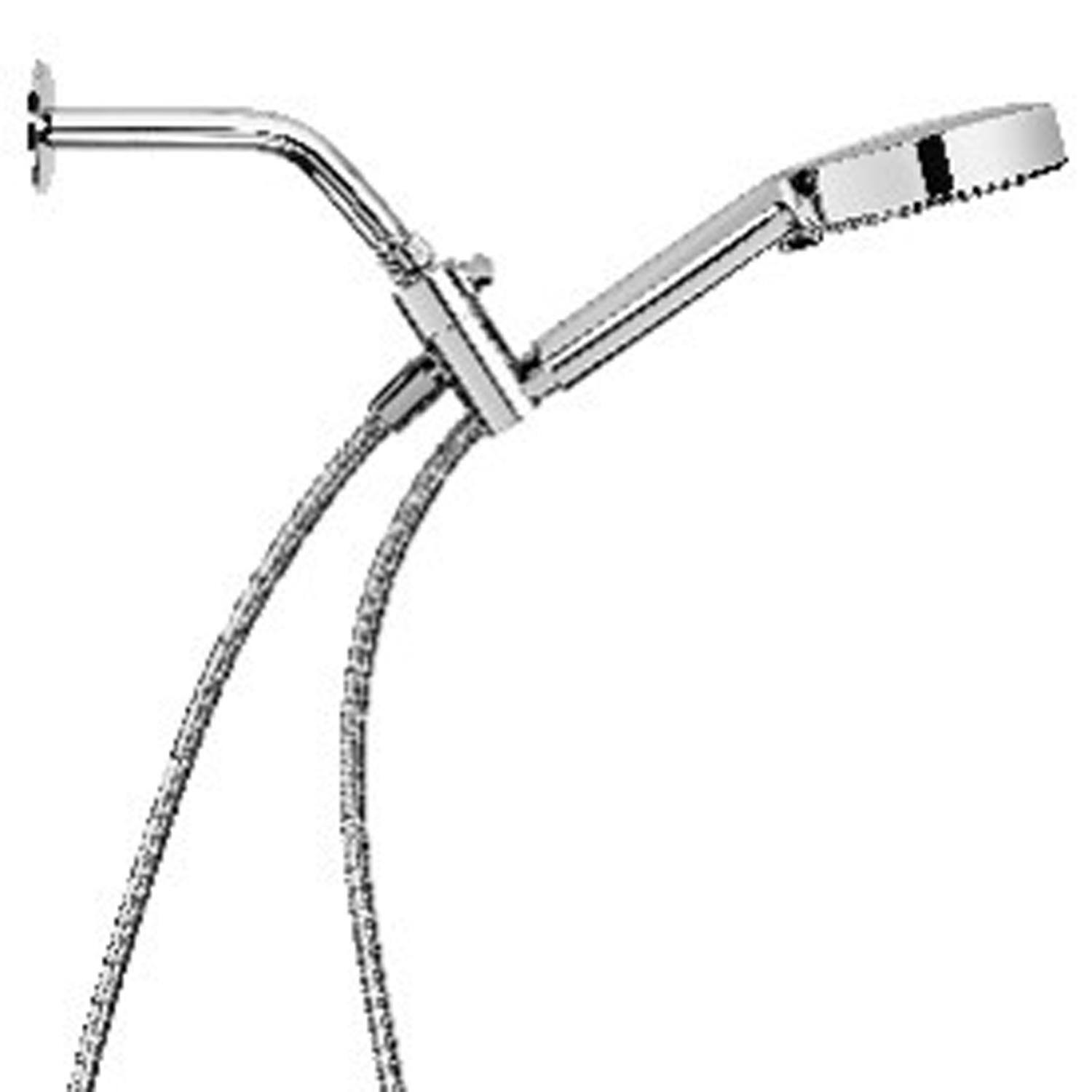 Angle. Brondell - Brondell Chrome 5 settings Handheld Showerhead 1.5 gpm - Chrome.