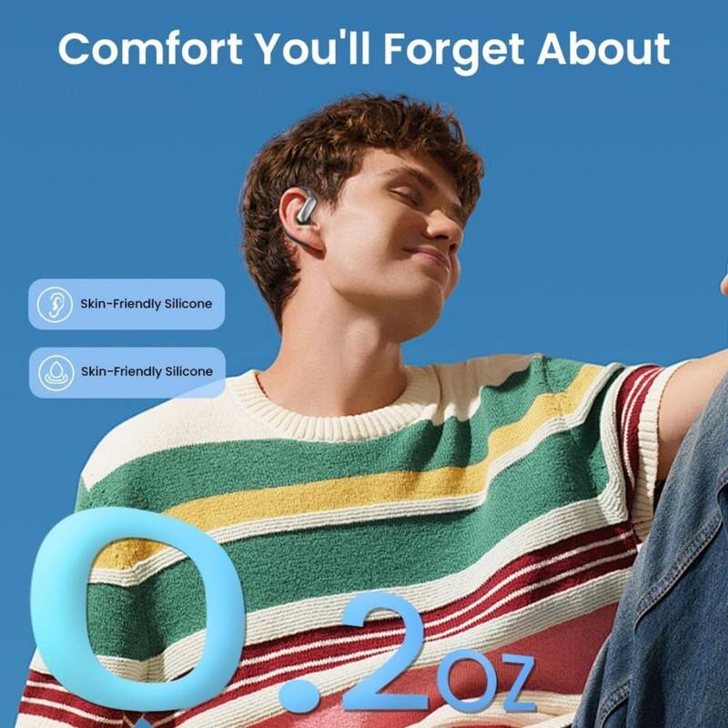 Comfort You'll Forget About  
Skin-Friendly Silicone  
Skin-Friendly Silicone  
0.2 oz