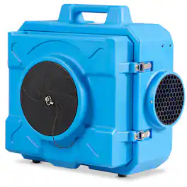 Costway - Industrial Commercial Hape Air Scrubber Negative Air Purifier 500-2000sq.ft - Blue