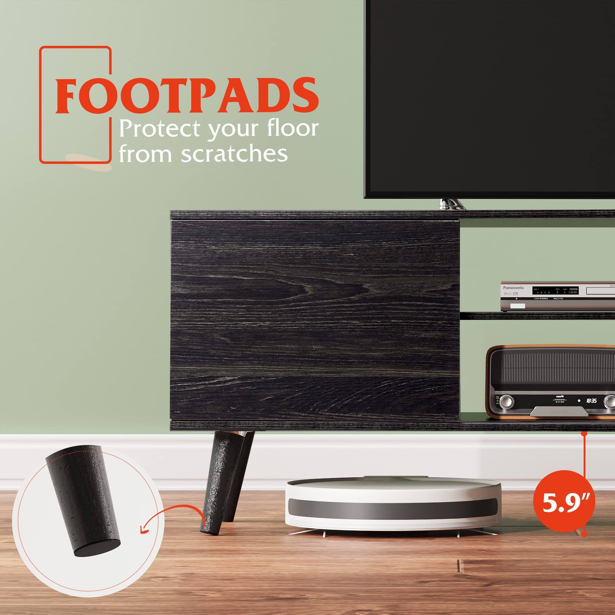 FOOTPADS  
Protect your floor from scratches  

5.9"