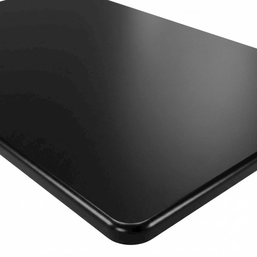 Alt View 1. BisonOffice - Black and Grey Laptop Desk with Sturdy Workstation Surface and Modern Design - Black/Grey.