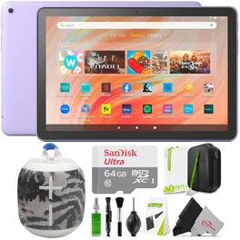 Amazon - Fire HD10 10.1" 32GB Wi-Fi Tablet 13th Gen Wonderboom Speaker Kit - Lilac