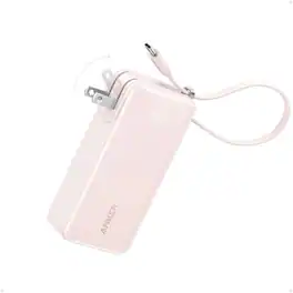 Anker - Nano 3-in-1 Portable iPhone Charger - Pink