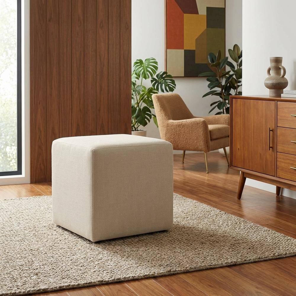 Alt View 4. FurniFact - Outdoor Side Table Cover for Weatherproof Furniture Protection - Tan.