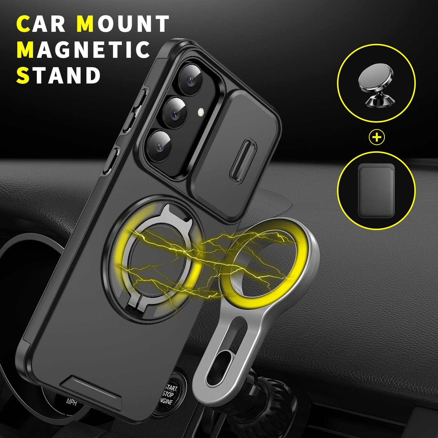 CAR MOUNT MAGNETIC STAND

MPH START STOP ENGINE