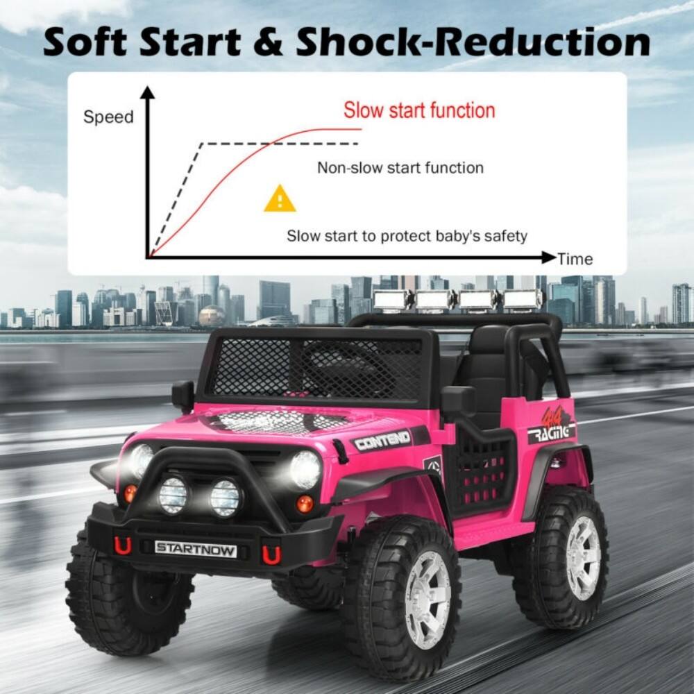 Soft Start & Shock-Reduction

Slow start function  
Non-slow start function

Slow start to protect baby's safety

CONTEND  
RACING  
STARTNOW