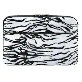 Kitcheniva - Printed Laptop Sleeve Case Carry Bag For 13" Laptop Notebook - White/Black
