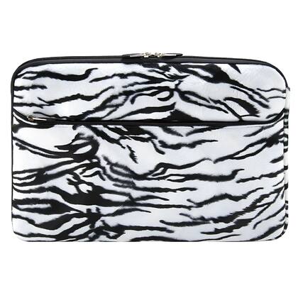 Front. Kitcheniva - Printed Laptop Sleeve Case Carry Bag For 13" Laptop Notebook - White/Black.