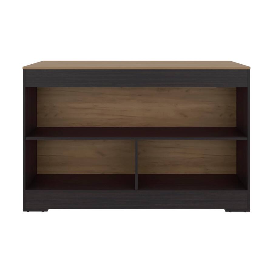 Rectangular Cooking Pot Design Loheer Kitchen Island Open Storage Rectangular Prep Station Wenge ...