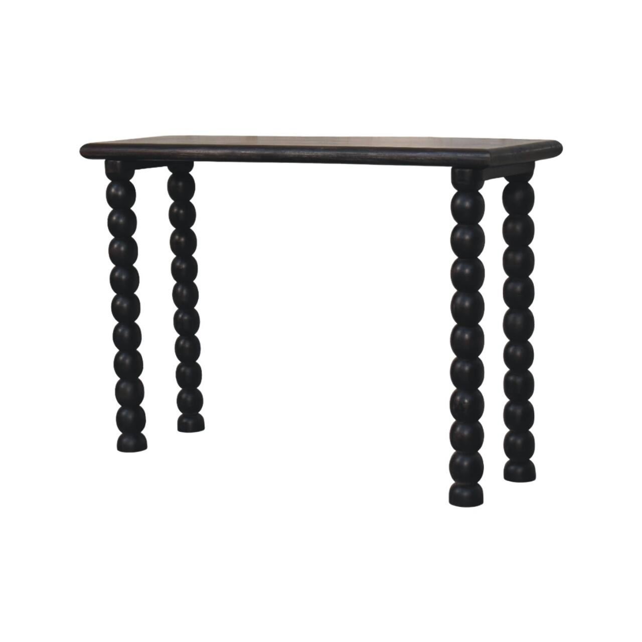 Angle. Artisan Furniture - Artisan Furniture Solid WoodSoba Ball Console - Brown.