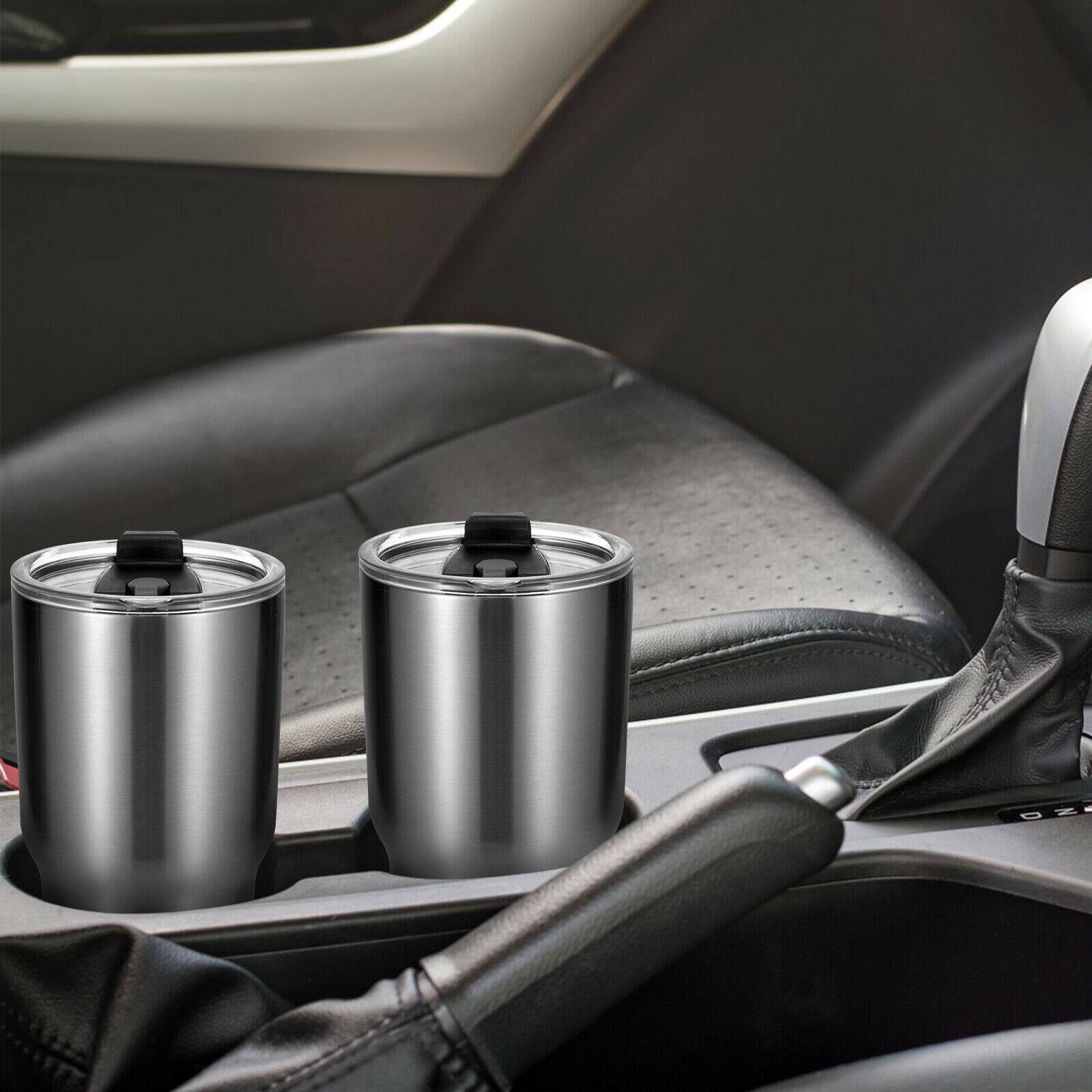 Alt View 1. Ecooso - 30oz Stainless Steel Tumbler, Double-Wall Vacuum Insulated Cup with Lid, Travel Mug for Hot/Cold - Silver.