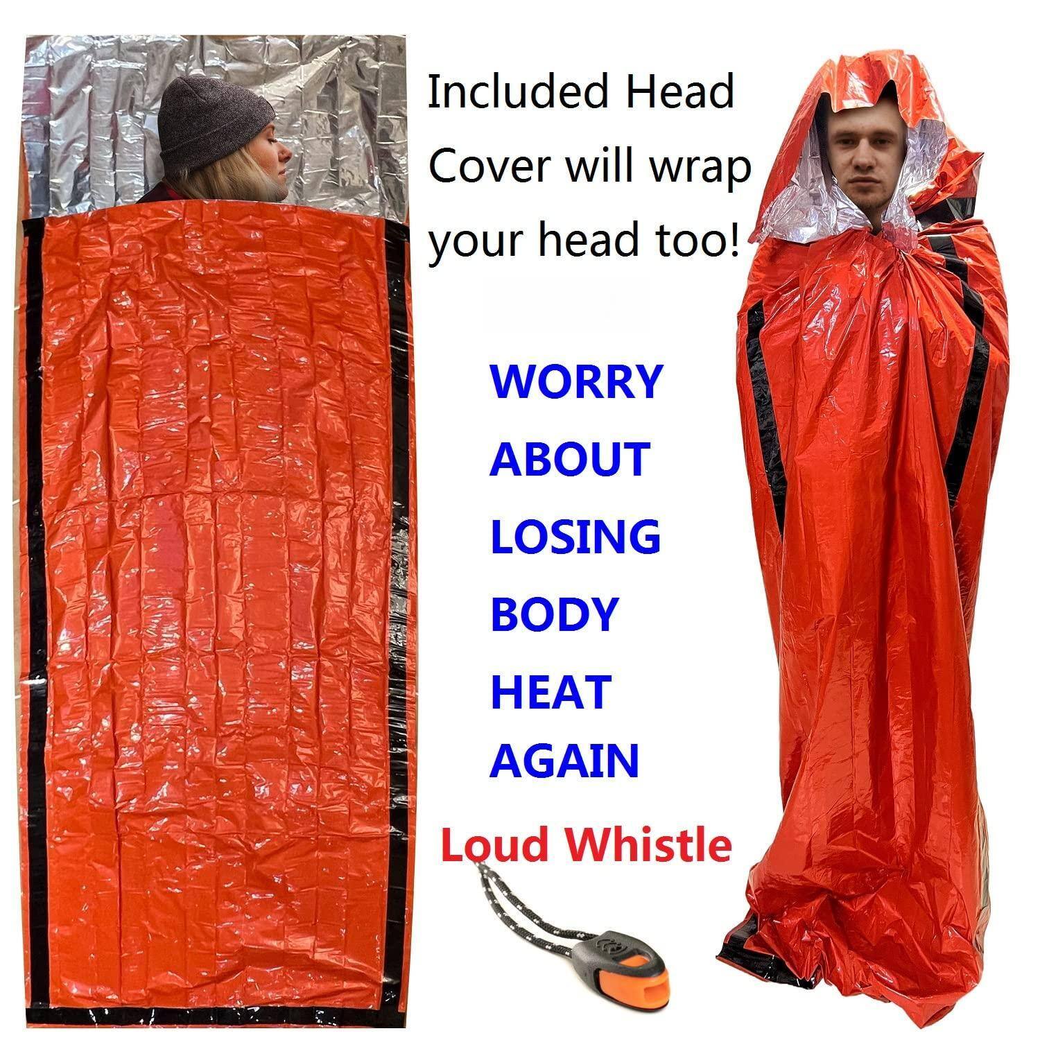 Included Head Cover will wrap your head too!

WORRY ABOUT LOSING BODY HEAT AGAIN

Loud Whistle