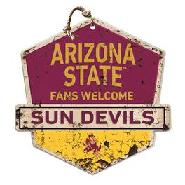 Jardine - Arizona State Sun Devils Fans Welcome Sign - Maroon