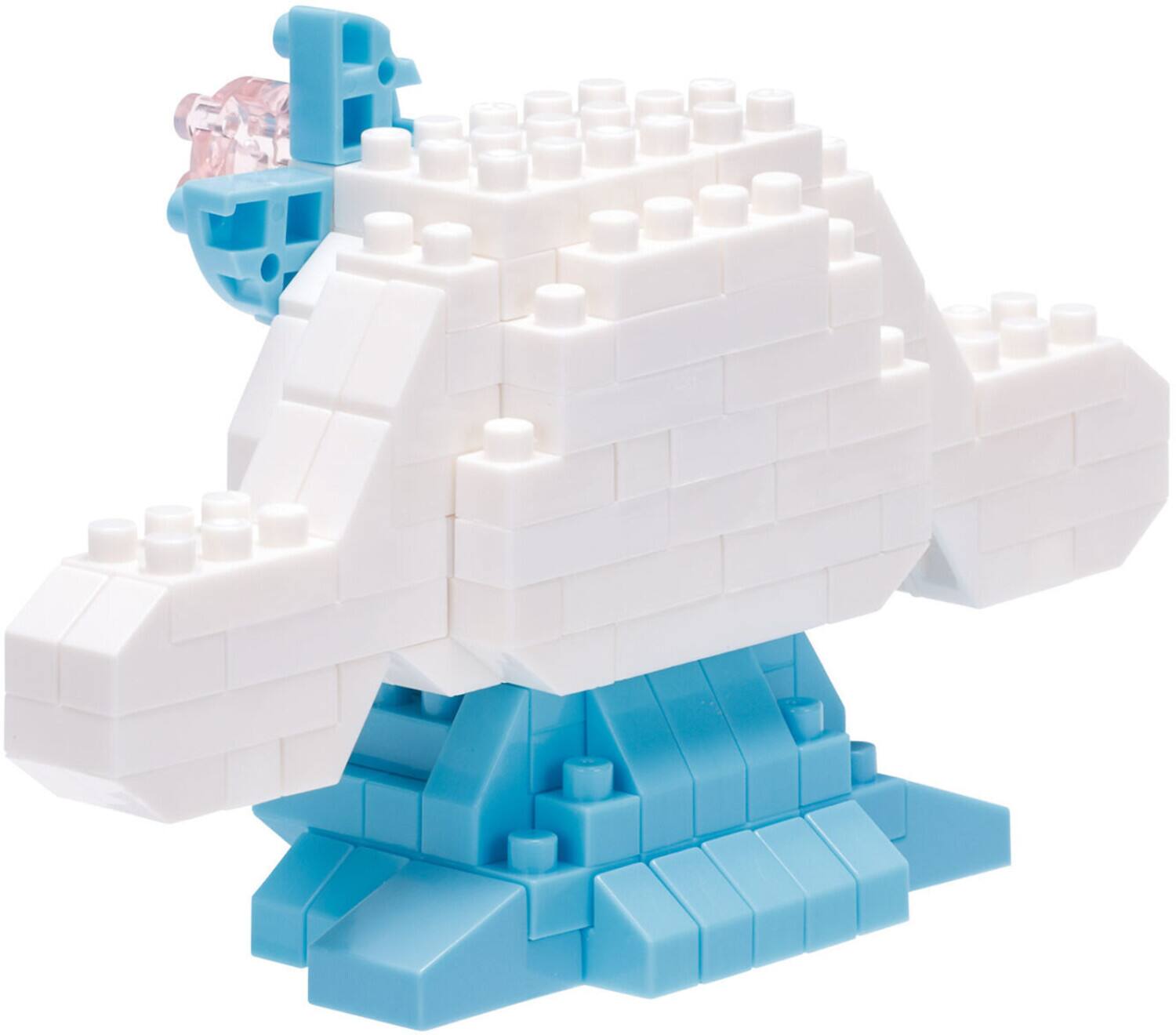 Alt View 1. Bandai - Nanoblock - Sanrio - Character Collection - Cinnamoroll (Kimono) Building Kit   - COLLECTIBLES - Multicolor.