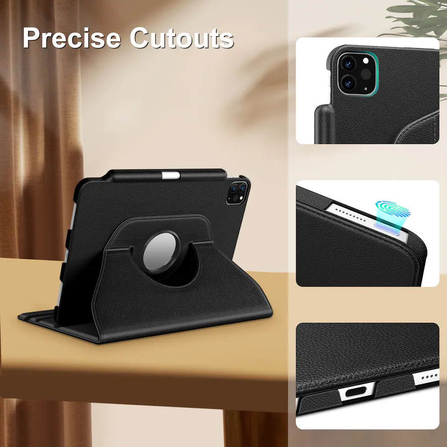 DTTO Rotating Case for iPad Pro 11" 1st/2nd/3rd/4th Gen & iPad Air 10.9