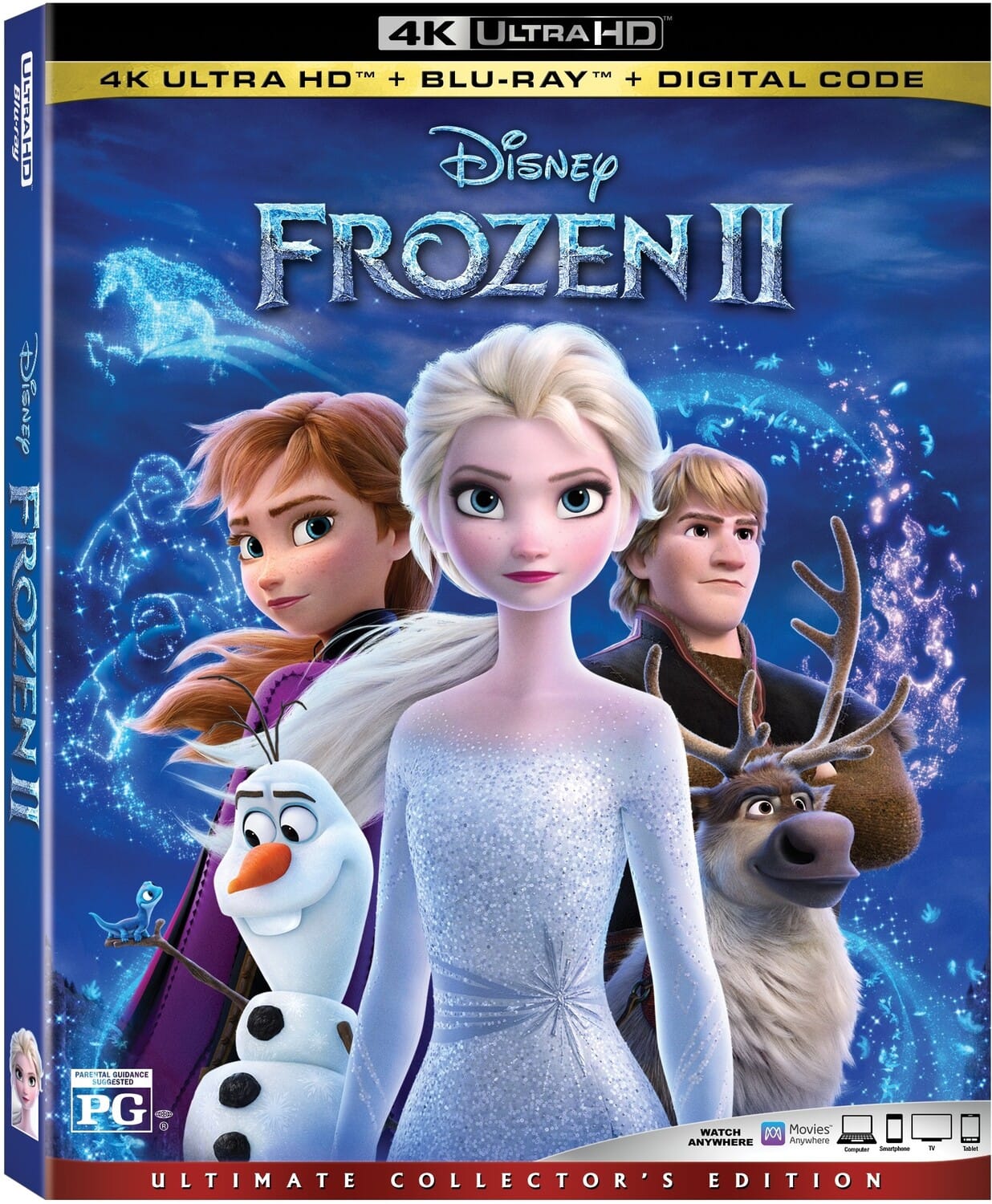 Front. Frozen II   - 4K Blu-Ray.