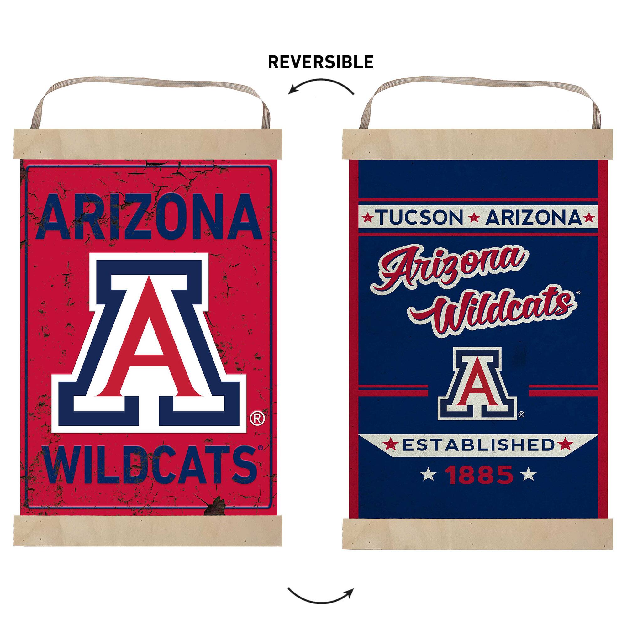 REVERSIBLE  
ARIZONA  
TUCSON ARIZONA  
Arizona Wildcats  
ESTABLISHED 1885