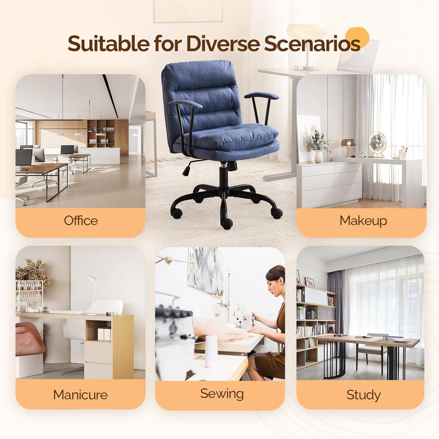 Suitable for Diverse Scenarios

- Office
- Makeup
- Manicure
- Sewing
- Study