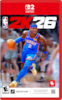2K26, NINTENDO SWITCH, NBA, THUNDER, 2, OKC, EVERYONE, E, ESRB, 2K, 75 GB - Full game download via internet required, GAME-KEY CARD, support.nintendo.com/switch2/gamekeycard