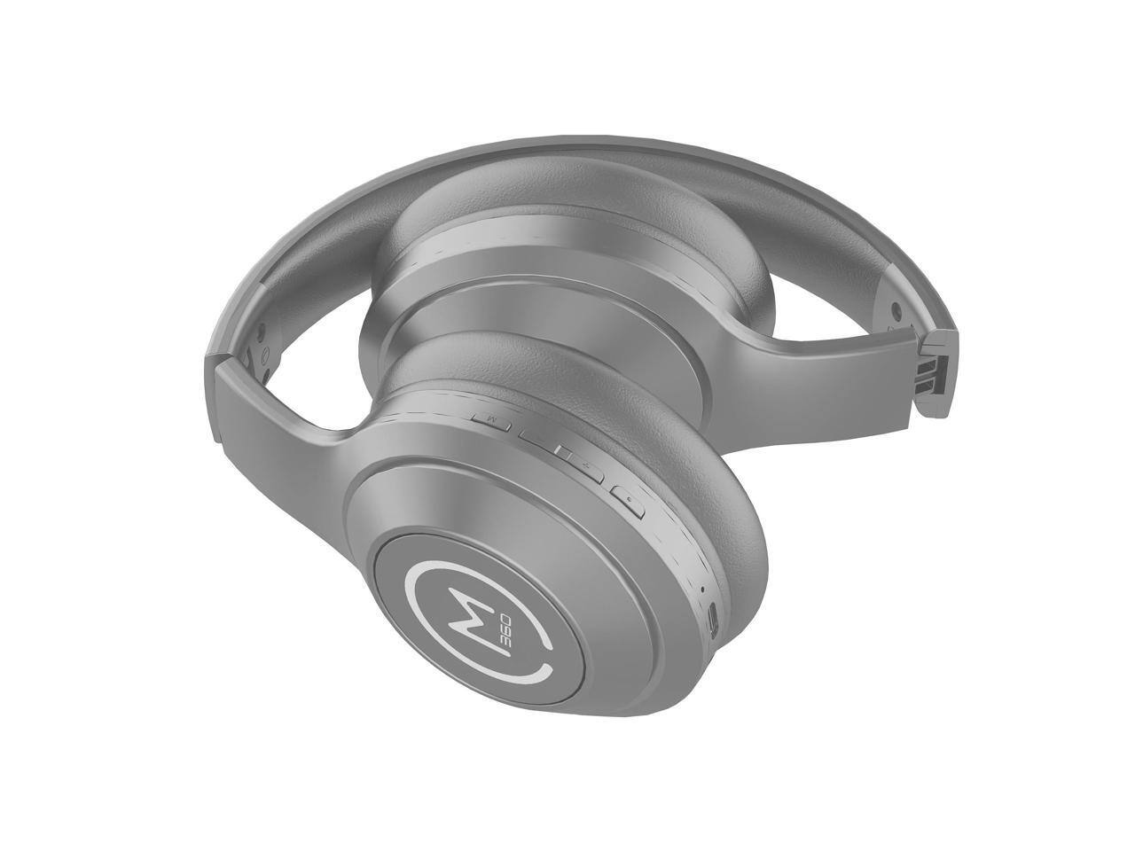 Alt View 9. Morpheus 360 - Morpheus 360 Comfort Plus Wireless Headphones - Bluetooth with Mic, 10H Playtime (Grey) - Blue.