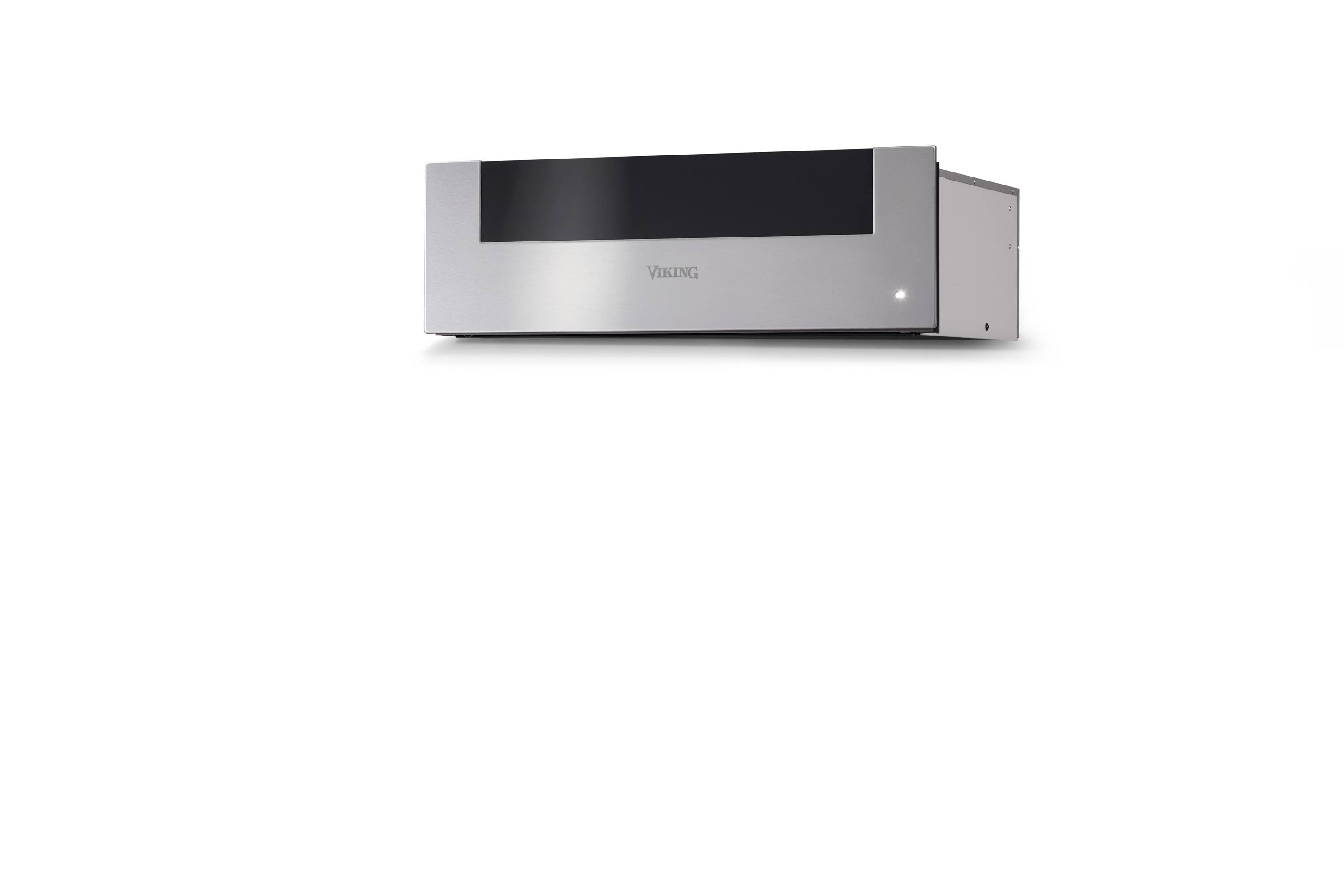Angle. Viking - 30” Electric Warming Drawer -Stainless Steel - Stainless Steel.
