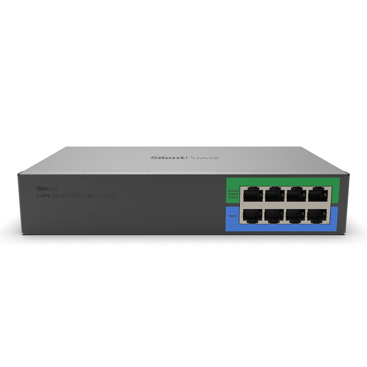 iFi Audio - LAN iSilencer Ethernet Filter 4-In / 4-Out - Gray