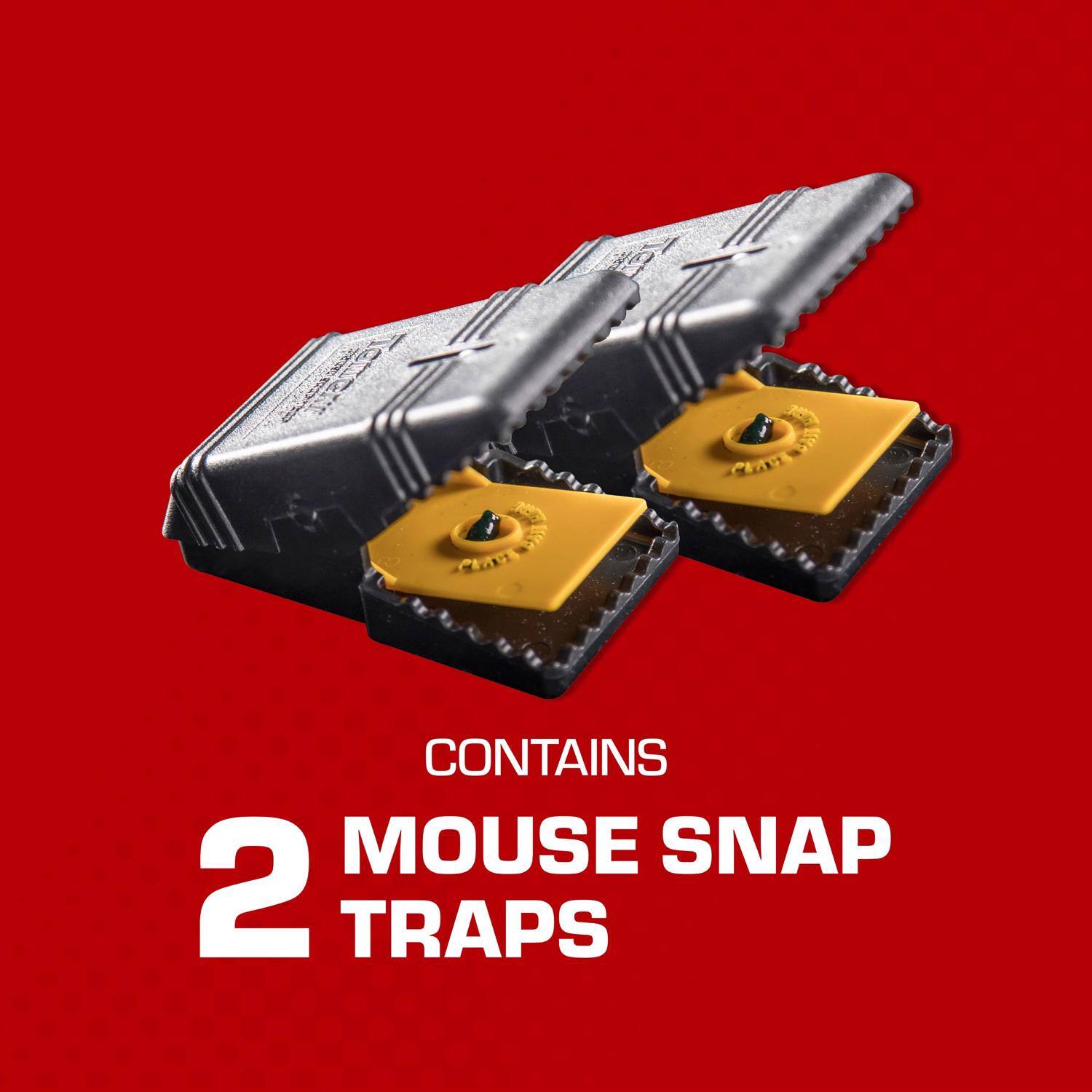 CONTAINS 2 MOUSE SNAP TRAPS