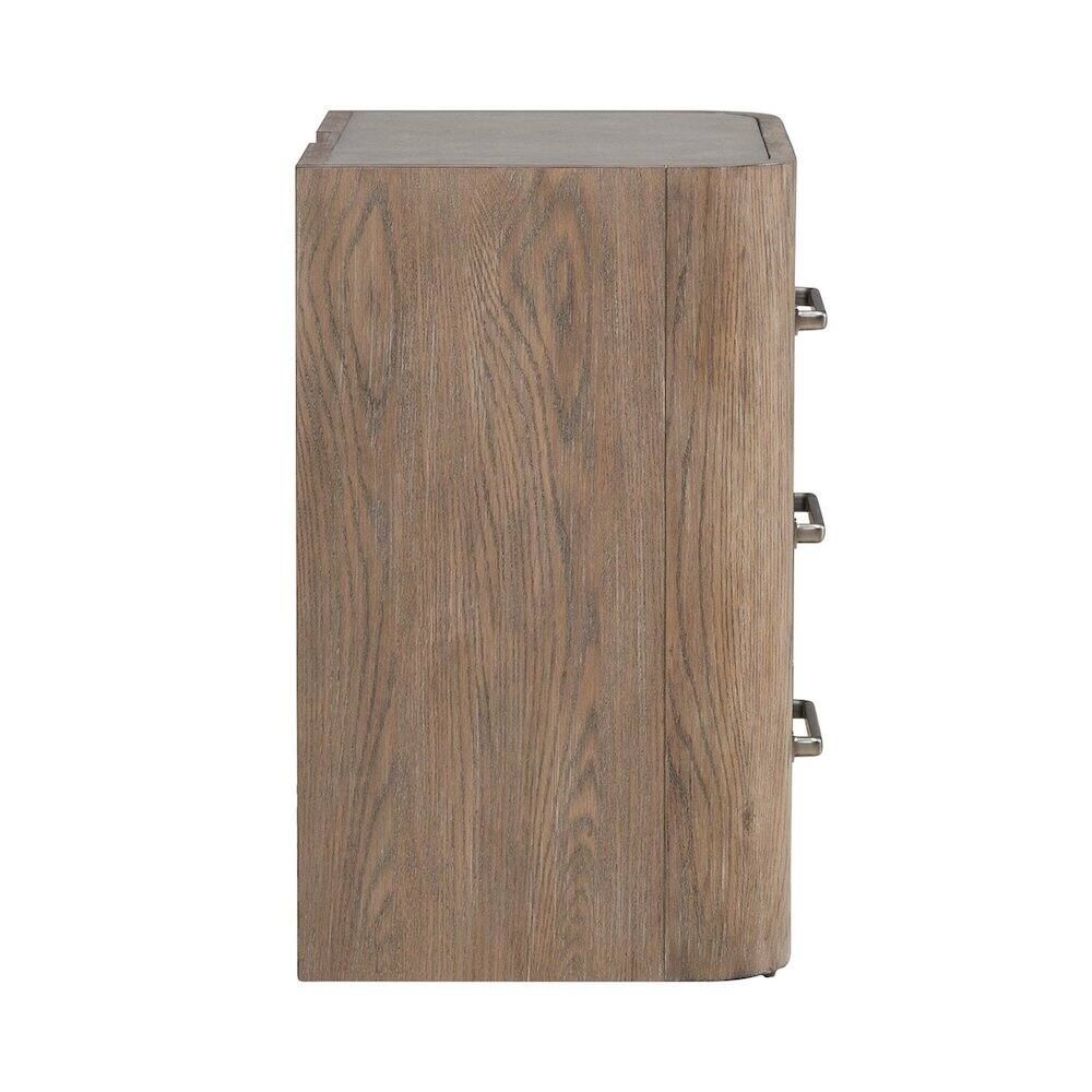 Back. Liberty Furniture Industries - Bedroom Nightstand with AC USB Charging Station Station - Burnished Clay Wood - Burnished Clay.
